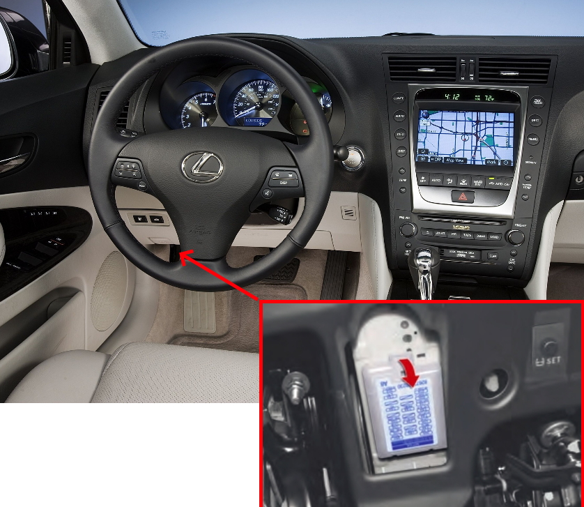 Розташування блоку запобіжників у салоні