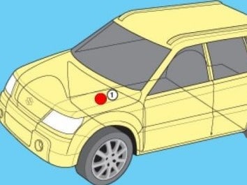 Розташування агрегату в салоні