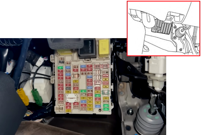 Location of fuse box