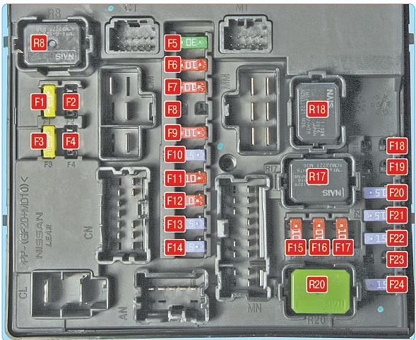 scheme of block 2 under the hood nissan beetle