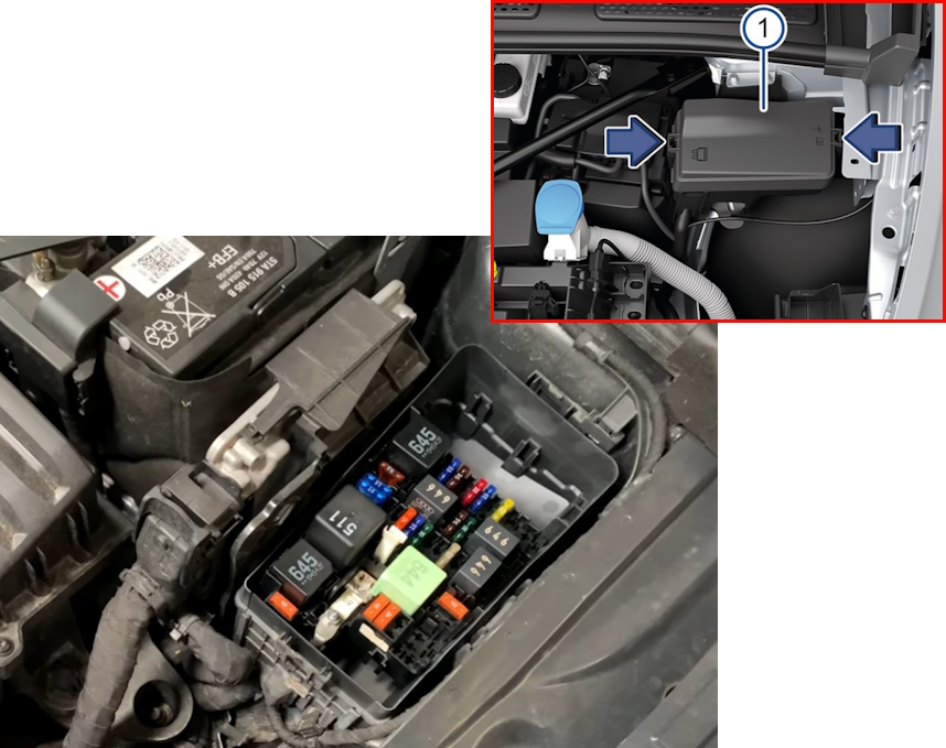 Location under the hood
