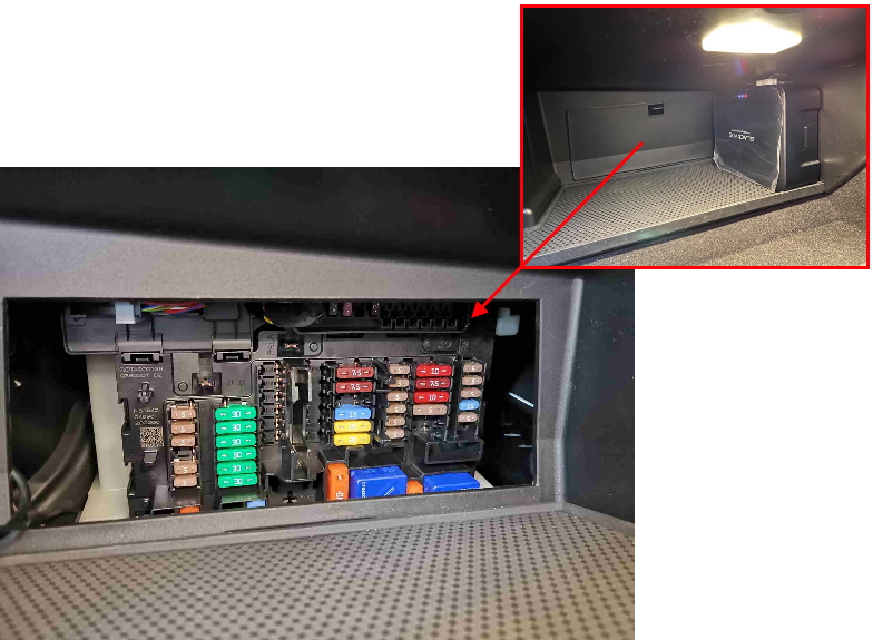 Location of fuse box bmw 1 f40