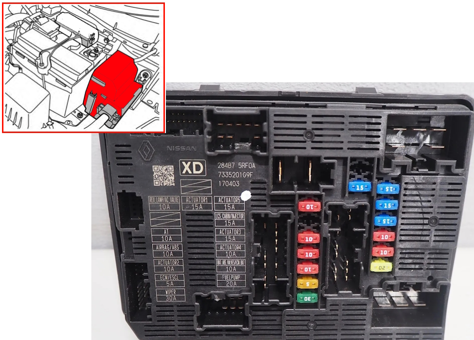 location fuse box 2